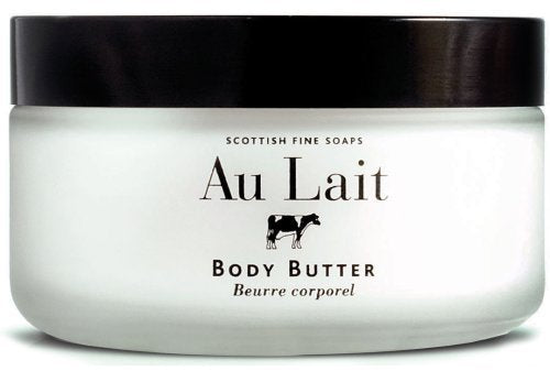 Upper Canada Scottish Fine Soaps Au Lait Body Butter 7 Oz In Glass Jar From Scotland