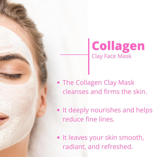 BBRose, Collagen, Deep cleanse and purify skin, Clay face mask