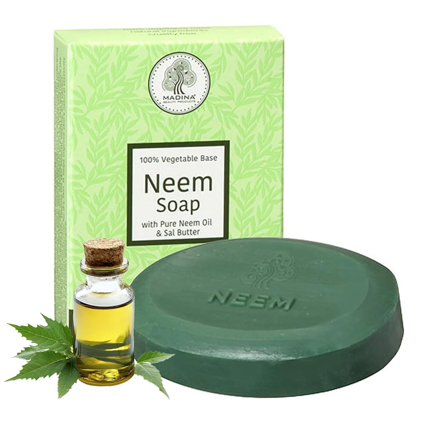 Neem Oil Soap with Sal Butter (Pack of 3)