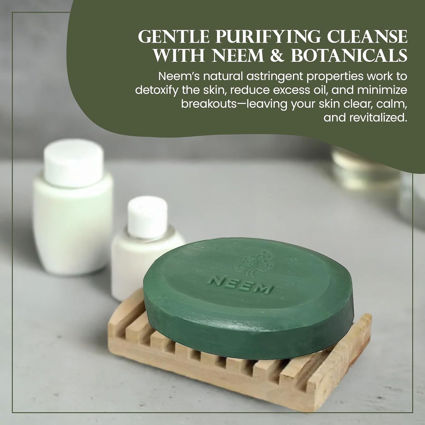 Neem Oil Soap with Sal Butter (Pack of 3)