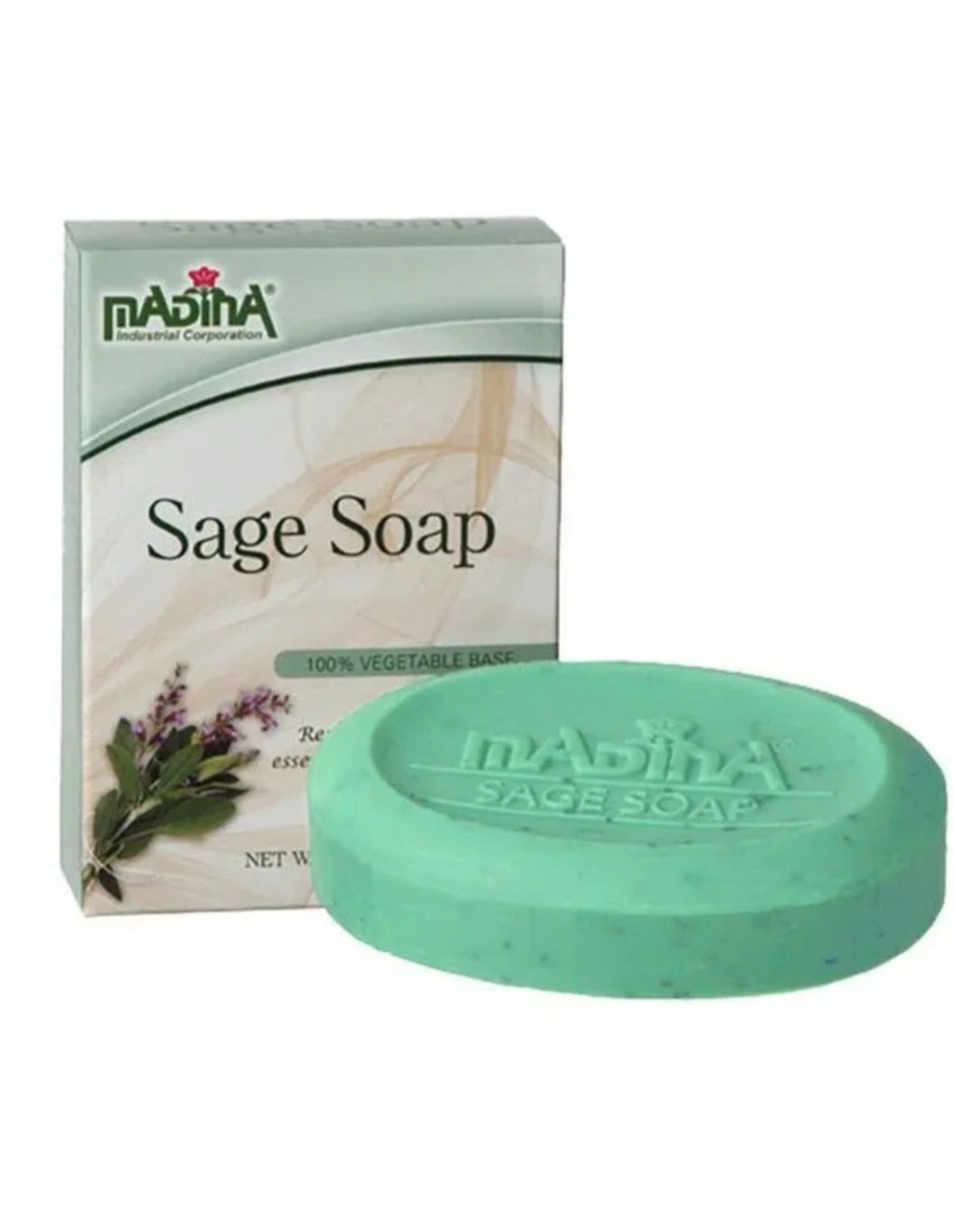 Sage soap, 100% vegetable based