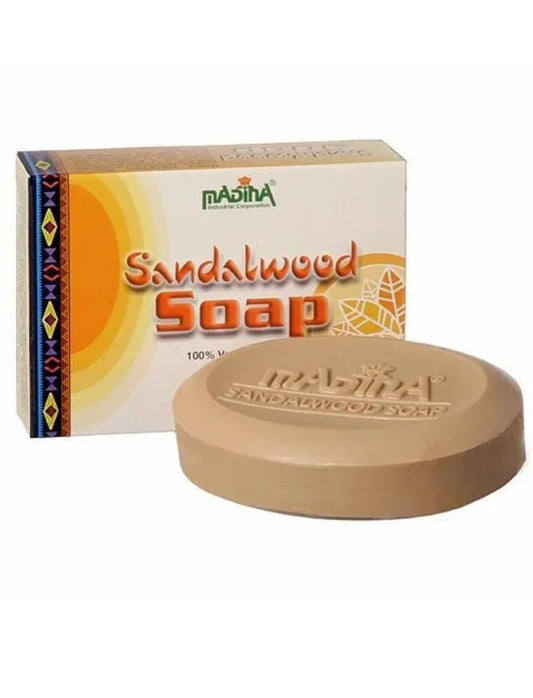 Sandalwood soap, 100% vegetable based (Pack of 3)