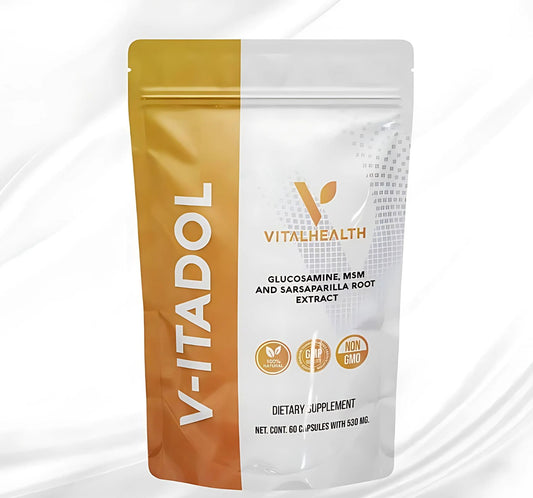 V-ITADOL, Glucosamine, MSM, 60 capsules