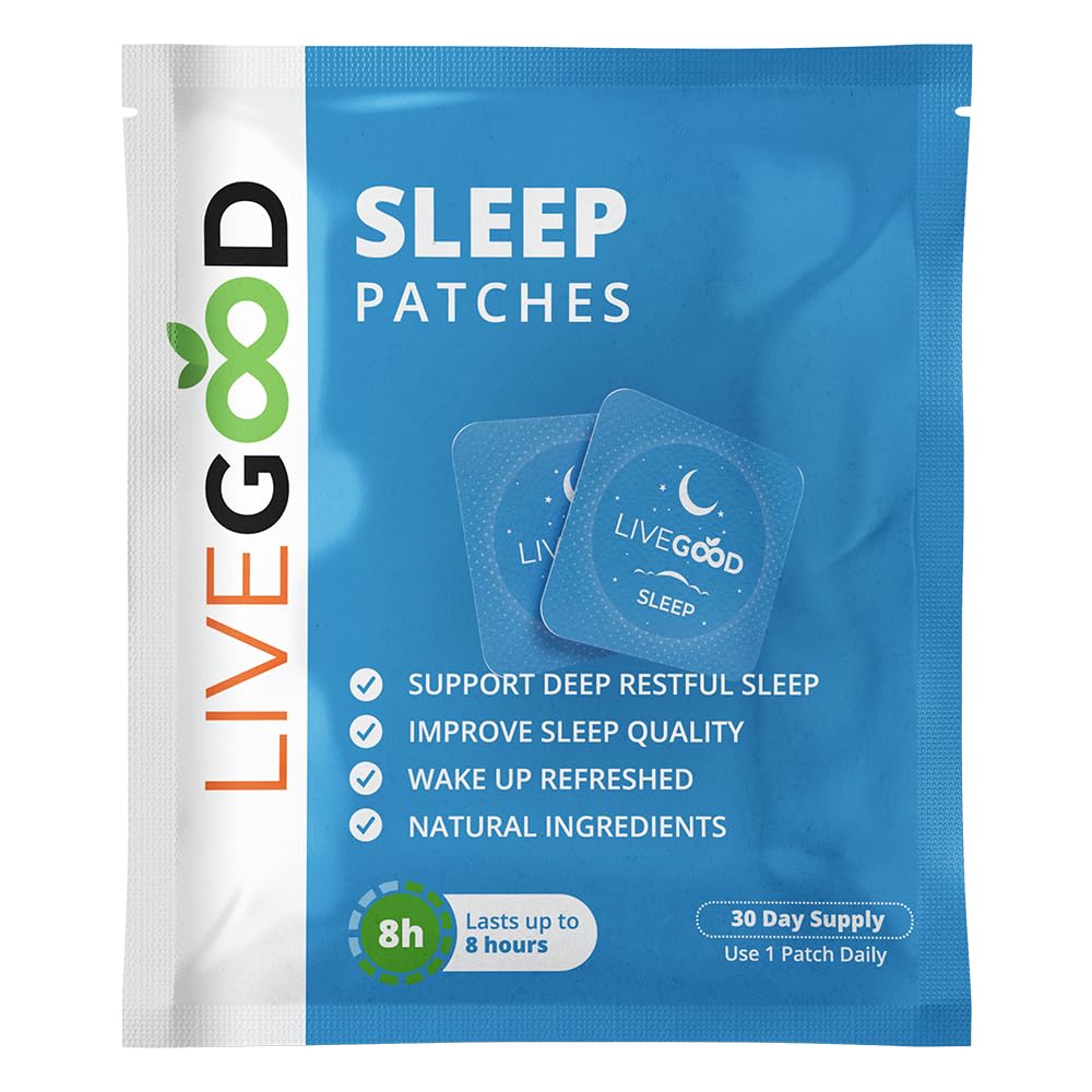 Energy and Focus Patches, Sleep Patches, 30-Day Supply