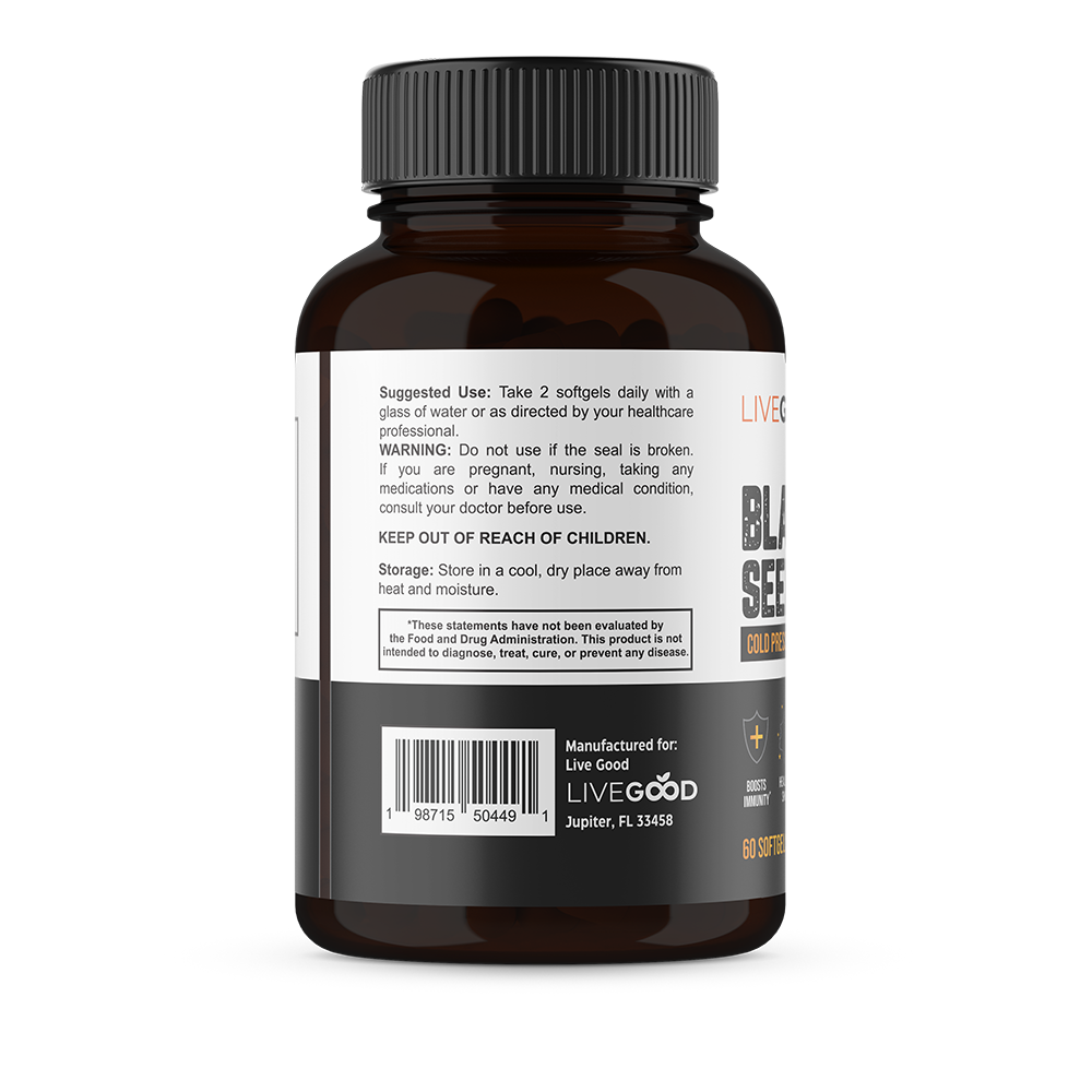 BLACK SEED OIL (60 softgels)