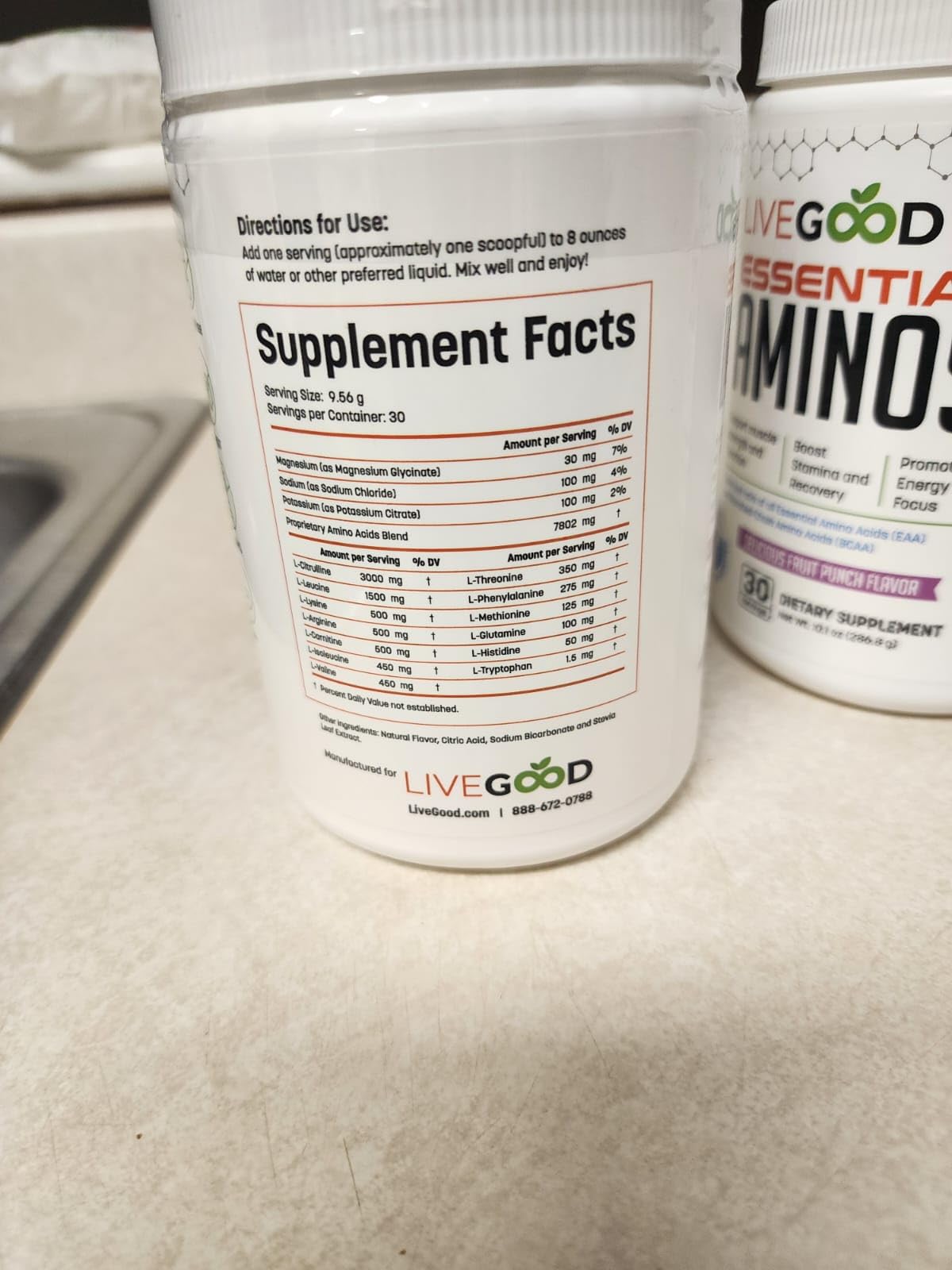 Essential Aminos 286.8G / 10.12oz
