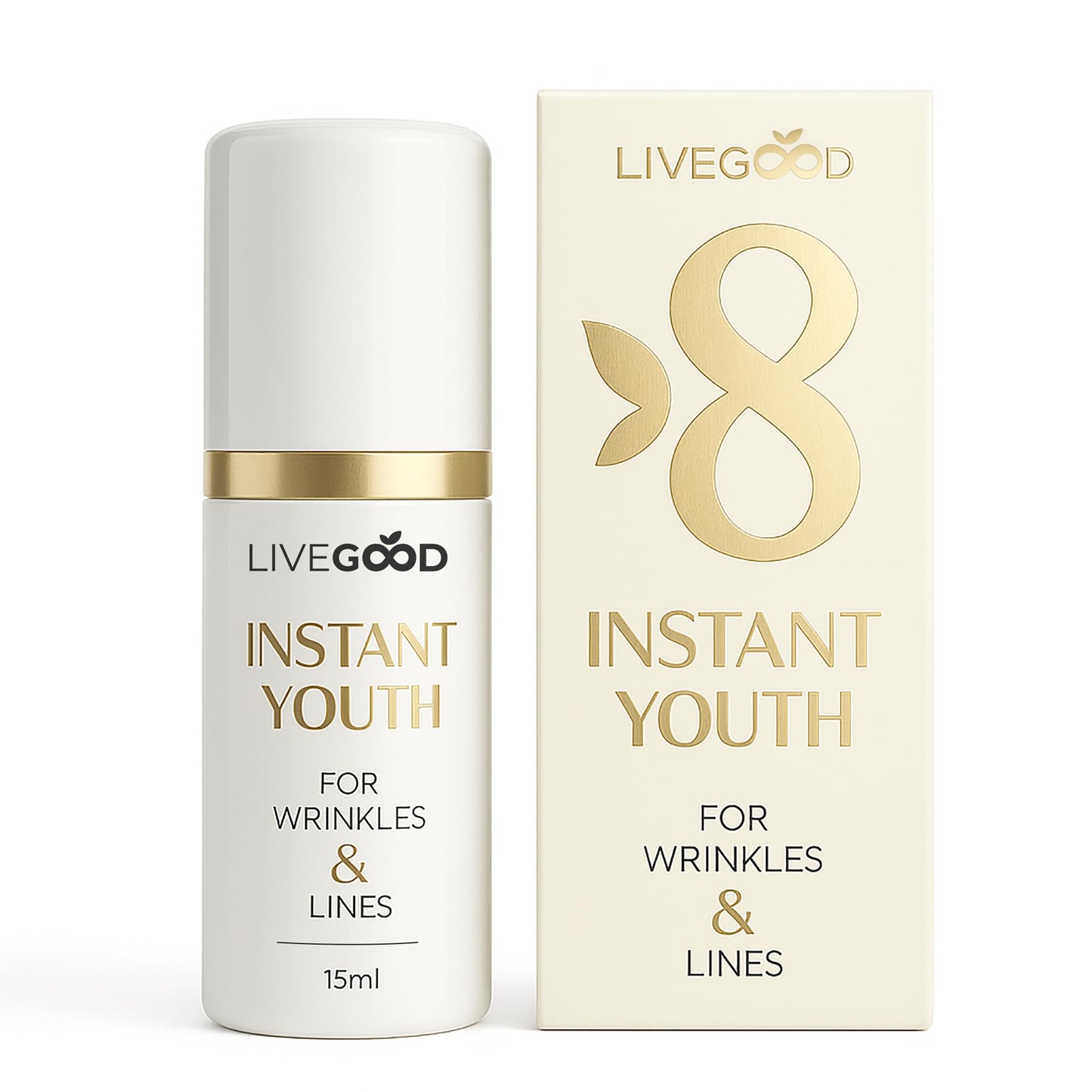 Instant Youth, Wrinkle Reducer – Rapid Action Eye Cream for Fine Lines, Puffiness & Under-Eye Bags, Lightweight Anti-Aging Formula, Smoother Appearance, 15ml Bottle
