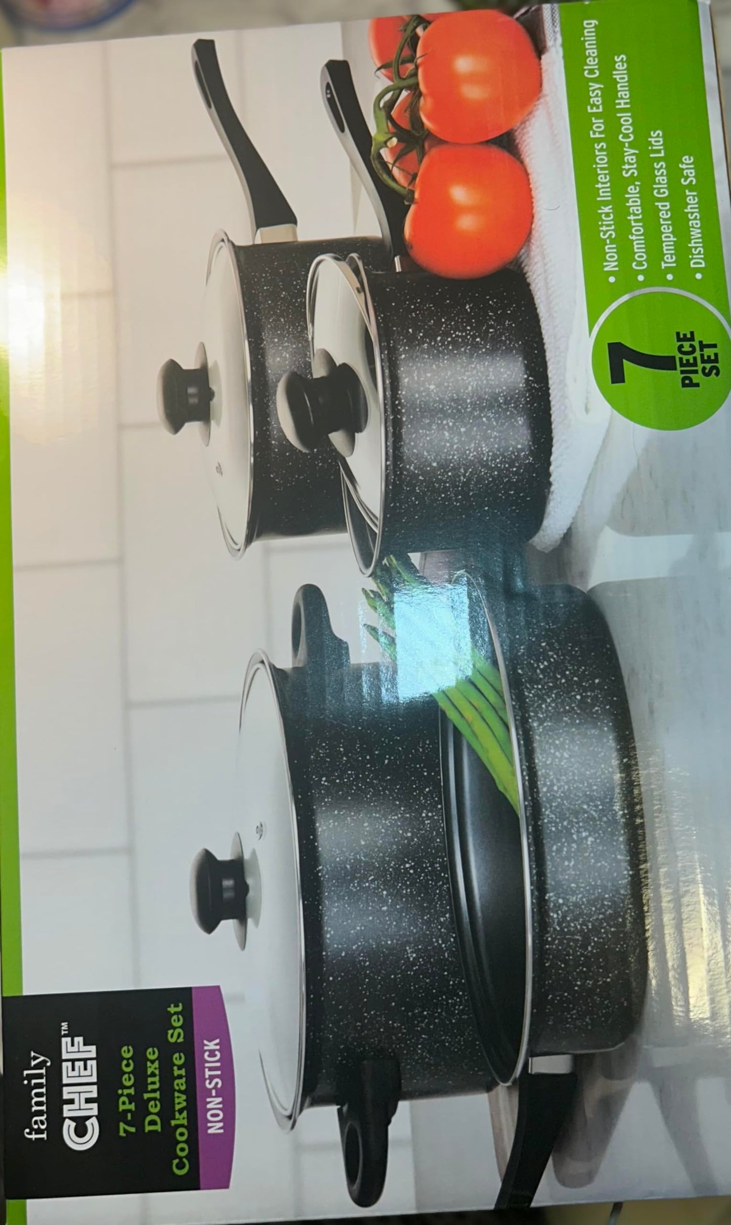 Family Chef 7-Piece deluxe cookware set