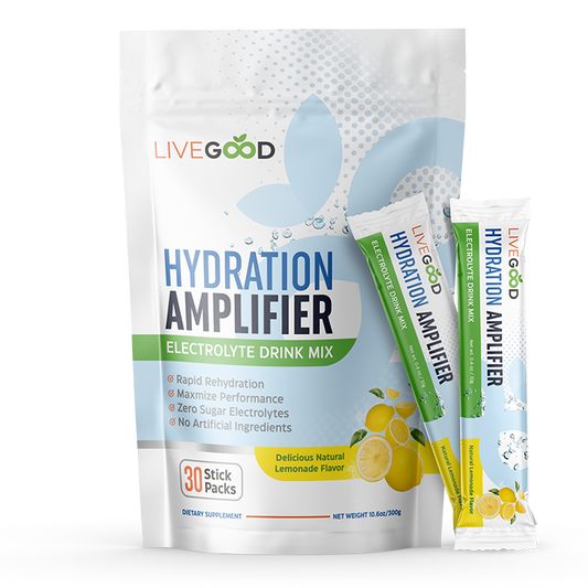 Hydration Amplifier, 30 Stick Packs, Electrolyte Drink Mix, 300g / 10.6oz