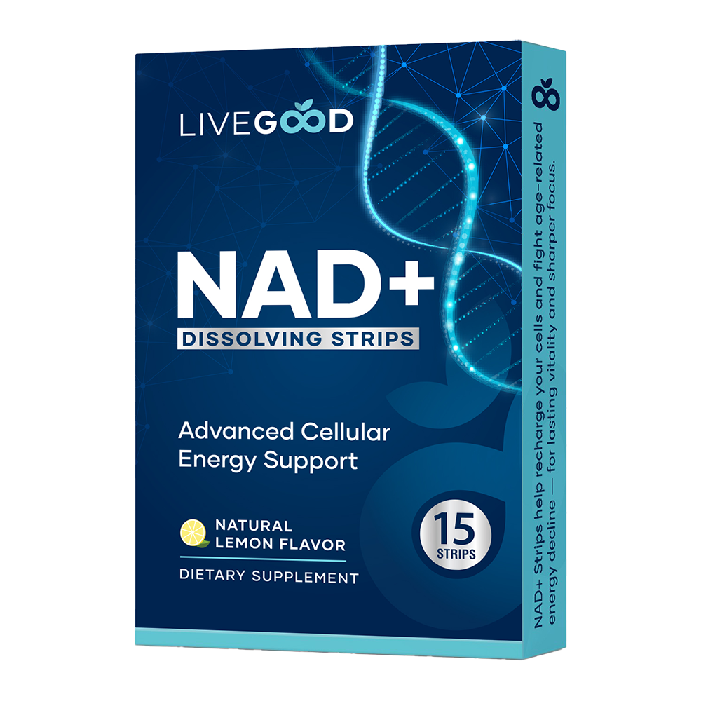 Nad+, Dissolving Strips, Advanced Cellular Energy Support, Promote Healthy Aging