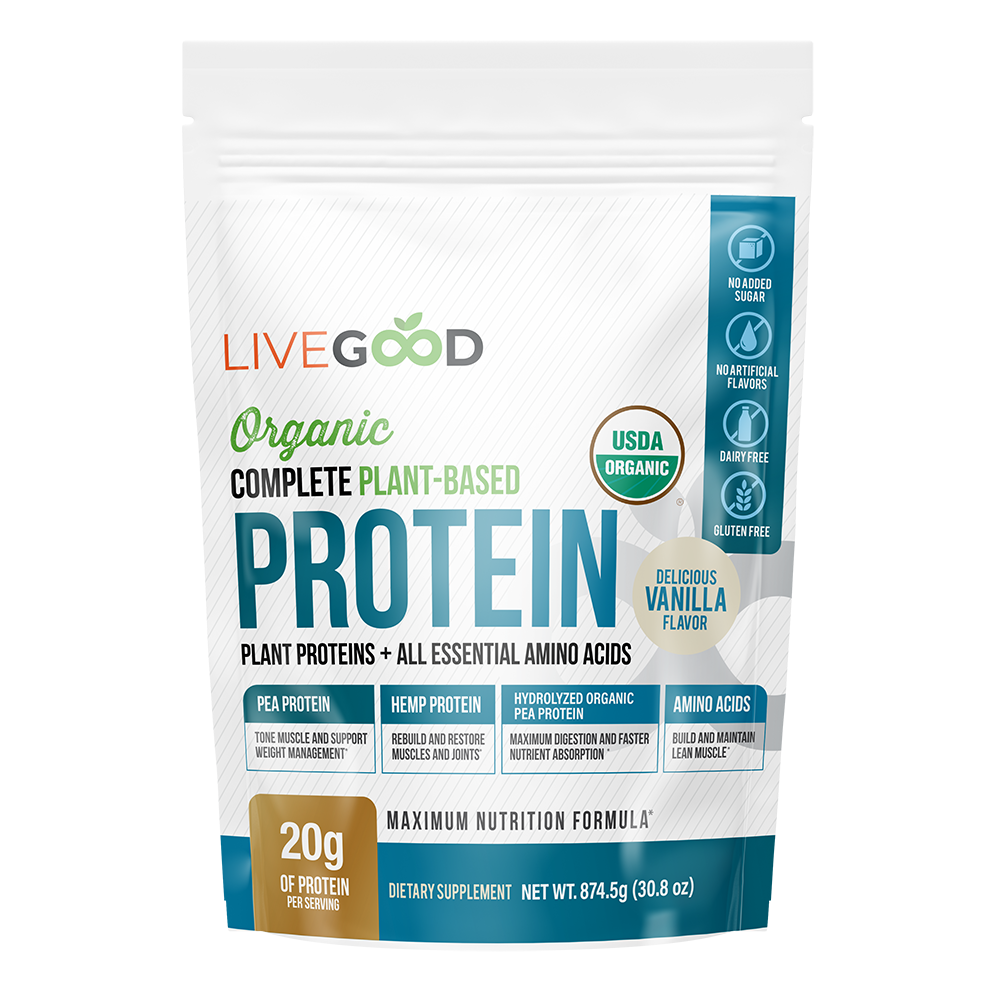 Protein Organic Complete Plant-Based, 874.5g / 30.8oz
