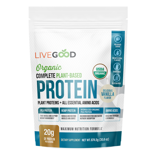 Protein Organic Complete Plant-Based, 874.5g / 30.8oz