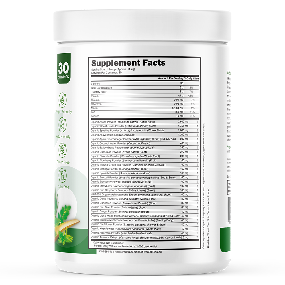 SUPER GREENS 351G / 12.36oz