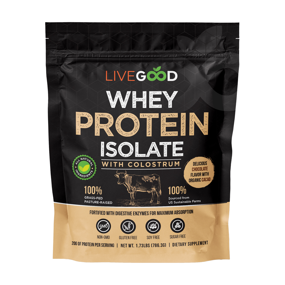 WHEY PROTEIN ISOLATE with COLOSTRUM 1.73 lbs / 786.3G