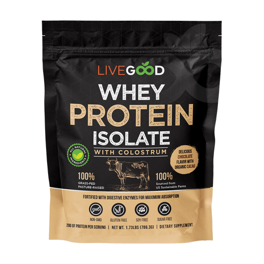WHEY PROTEIN ISOLATE with COLOSTRUM 1.73 lbs / 786.3G