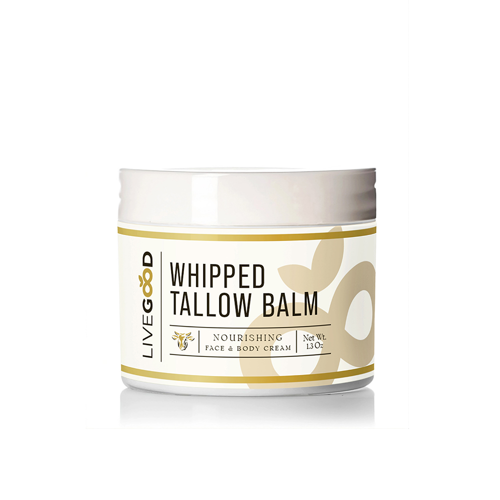 Whipped Tallow Balm, Nourishing Face and Body cream, luxury, 1.3oz
