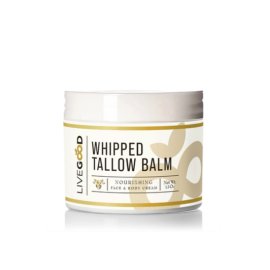 Whipped Tallow Balm, Nourishing Face and Body cream, luxury, 1.3oz